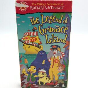 Vintage VHS The Wacky Adventures of Ronald McDonald The Legend of Grimace Island